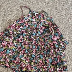 Joie Multicolor Floral Tank Top
